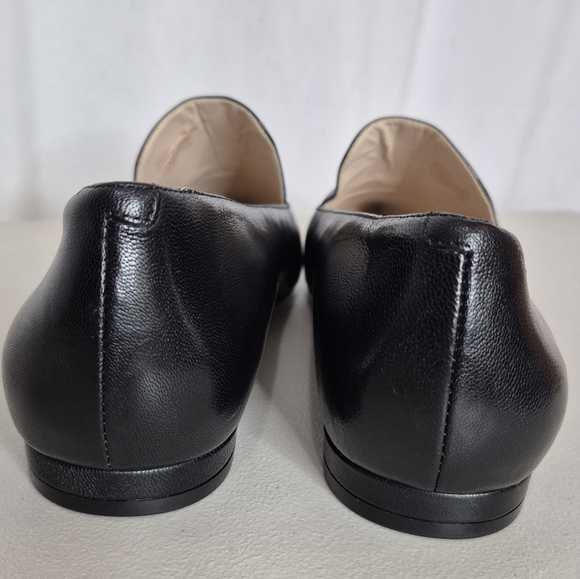 Cole Haan Grand.0S Valantina Loafer Black Leather Pointed Toe Women's Size 9 - Picture 5 of 12